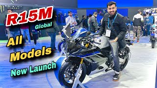 Yamaha R15M Carbon Black New For india 🫡 R15 V4 All Models amp Colours 😲 [upl. by Oznarol]