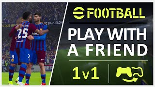 eFootball 2024  How to Play Against a Friend  Shareplay Guide [upl. by Katlin]