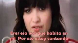 Demi Lovato  Lo Que Soy Karaoke [upl. by Kaitlyn]