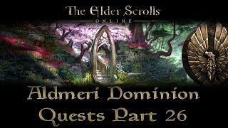 ESO  Aldmeri Dominion Quests  Part 26  Auridon Part 16  The Racer [upl. by Hermon625]