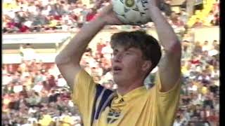 1994 FIFA World Cup Qualifier  Sweden vs Austria Full Match part 3 of 4 [upl. by Ardnait554]