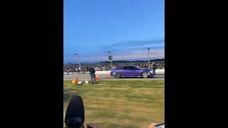 Drag race  hellcat vs ctsv🤯 youtubeshorts dragrace ctsv mopar automobile [upl. by Idnam]