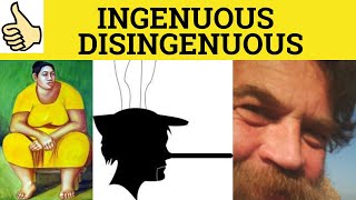 🔵 Ingenuous Disingenuous  Ingenuous Meaning Disingenuous Examples Definition  GRE 3500 Vocabulary [upl. by Fry]