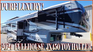 2024 Mobile Suites Fullhouse JX450 Luxury Toy Hauler Fifth Wheel  Couchs RV Nation [upl. by Olette]