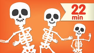 The Skeleton Dance  More  Dance Songs for Kids  Super Simple Songs [upl. by Kira]