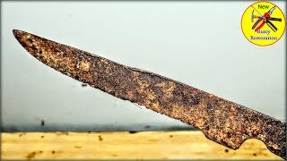 Antique Rustiest Knife  Restoration [upl. by Niwdla]