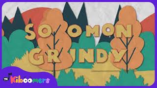 Solomon Grundy Song  The Kiboomers Preschool Songs amp Nursery Rhymes to Teach Days of the Week [upl. by Yewed242]