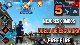 5 MEJORES COMBOS DE HABILIDADES PARA DUELO DE ESCUADRA EN FREE FIRE [upl. by Notlil357]