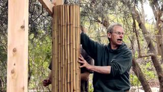 How to Install a Framed Bamboo Friendly Fence [upl. by Lovering]