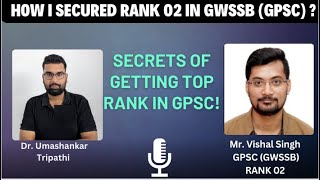 Interaction with GWSSB GPSC RANK 2  Must Watch [upl. by Farrish]