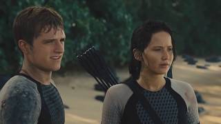 The Hunger Games Catching Fire Wave Blood Rain Scene HD [upl. by Leahciam]