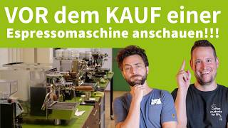 Was du VOR dem Kauf einer Espressomaschine wissen SOLLTEST [upl. by Mareld]