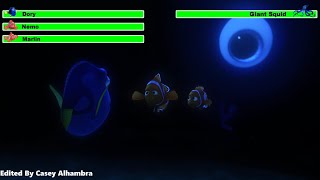 Finding Dory 2016 Squid Chase with healthbars Birthday Special [upl. by Roinuj706]