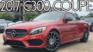 2017 Mercedes Benz C300 Coupe Full REVIEW Start Up EXHAUST [upl. by Fidelia844]