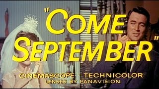 Come September1961 The Rock Hudson and Gina Lollobrigida Chemistry [upl. by Emearg]