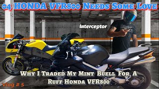 Honda VFR800 First Ride  Do I Regret Trading My Mint Buell Firebolt [upl. by Vladimir198]