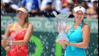 Sharapova vs Radwanska ● 2012 Miami Final Highlights [upl. by Kerred]