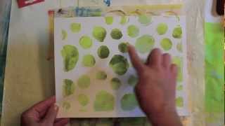 Gelli Arts Monoprinting Plate Tutorial [upl. by Evyn612]