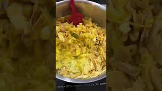 Making bacalhau à Brás Portuguese shredded cod fish with onions eggs and fries [upl. by Laeahcim804]