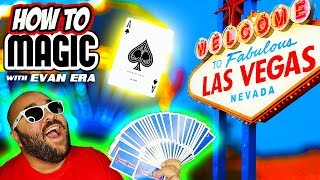 6 Magic Card Tricks in Las Vegas [upl. by Woodhouse]