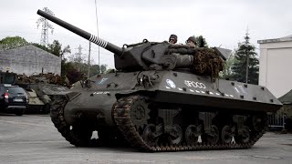 Tank Destroyer M10 in action  Saumur 2016 [upl. by Jared652]