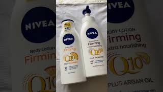 Nivea Q10 firming body lotion review  Does it work is it worth it Click and find out [upl. by Tilagram]