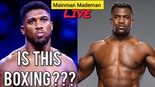 LIVE Anthony Joshua to Face Ngannou instead of Wilder  Why [upl. by Odraboel]