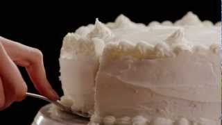 How to Make Heavenly White Cake  Cake Recipes  Allrecipescom [upl. by Drexler218]