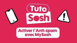 Activer lAntispam avec MySosh [upl. by Helfand854]