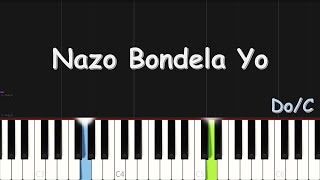 Rosny Kayiba  Nazo Bondela Yo  EASY PIANO TUTORIAL BY Extreme Midi [upl. by Dhaf]