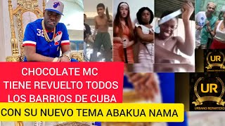 CHOCOLATE MC Y SU NUEVO TEMA ABAKUA NAMA EN CUBA JÓVENES CUBANOS SACAN CUCHILLO Y MACHETE [upl. by Yerhpmuh]