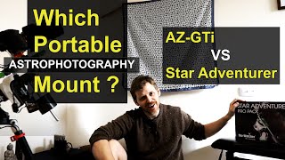 Skywatcher Star Adventurer OR Mini AZGTi   Portable Astrophotography Mounts [upl. by Alon232]