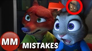 Disney Zootopia MOVIE MISTAKES You Didnt See  Zootopia Movie [upl. by Savdeep]