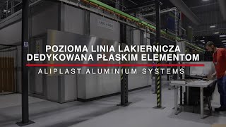 Pozioma linia lakiernicza dedykowana płaskim elementom Aliplast [upl. by Fergus119]