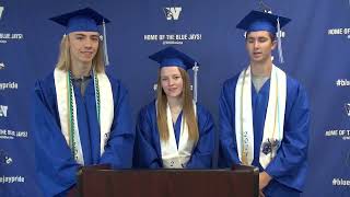 WHS Graduation Video Speeches 2024 [upl. by Maria]