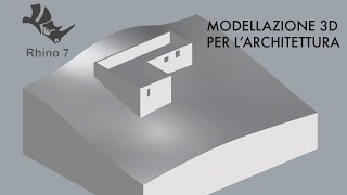 Modellazione Architettonica di base su Rhino7 [upl. by Alak818]