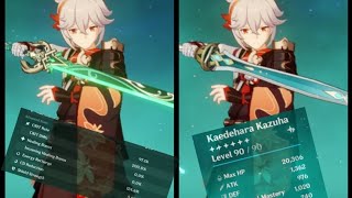 DPS KAZUHA VS EM KAZUHA🍂genshinimpact kazuha dps support [upl. by Lionel720]