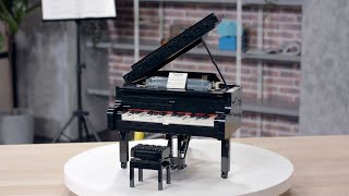 LEGO Ideas Grand Piano  Designer Video [upl. by Anon]