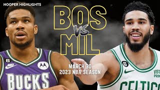 Boston Celtics vs Milwaukee Bucks Full Game Highlights  Mar 30  2023 NBA Season [upl. by Phippen]