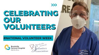 Celebrating our volunteers at Brockville General nationalvolunteerweek volunteer [upl. by Niraa]