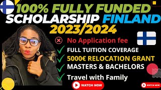 Another Good News Fully Funded University Scholarships in Finland  Masters amp Bachelor [upl. by Noak]