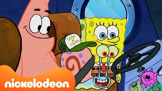 Spongebob  Squidward Dapat Pekerjaan Baru 🚌  Nickelodeon Bahasa [upl. by Artsa901]