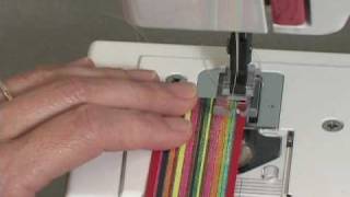 Janome Sew Mini Sewing Machine Part 3  Sewing [upl. by Beeson]