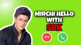 Shah Rukh Khan Prank Calls a fan  Mirchi Hello  Zero Special  Radio Mirchi [upl. by Nawaj]