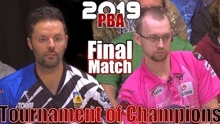 2019 Bowling  PBA Bowling Tournament of Champions Final  Jason Belmonte VS EJ Tackett [upl. by Leverick]