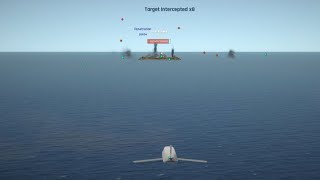 NavalArt 4 Modern Warships VS Small Airbase [upl. by Gilson]