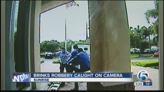 Brinks robbery caught on camera [upl. by Ahsaekal]