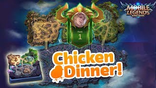 YOSH AKHIRNYA DAPAT CHICKEN DINNER DI MODE SURVIVAL MOBILE LEGENDS [upl. by Derril]