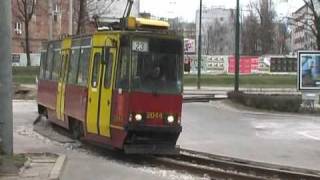 Tramwaj Warszawa Tymczasowa Pętla WZ [upl. by Snider]