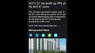 Dlf q1 results 2022 l dlf q1 results 2023 l dlf share news today l dlf q1 results news [upl. by Tnayrb]